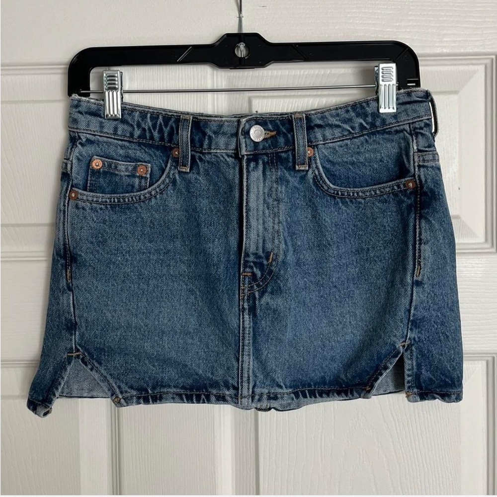 Weekday Parade Denim Mini Skirt 🌼
